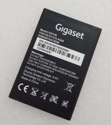 Original Gigaset GS100 V30145-K1310-X468 Batterie Accu Battery A