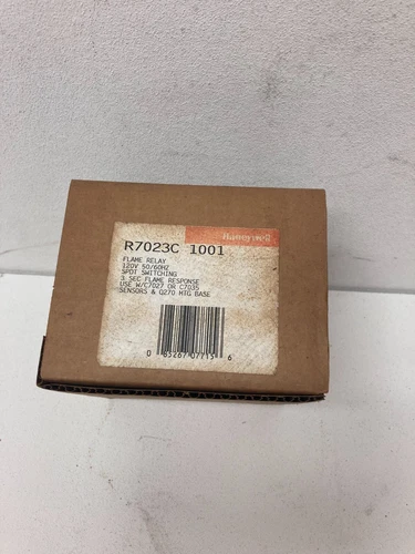 R7023C1001, Honeywell Flame Relay, 120V, 50/60Hz, Use w/ C7027 or C7035