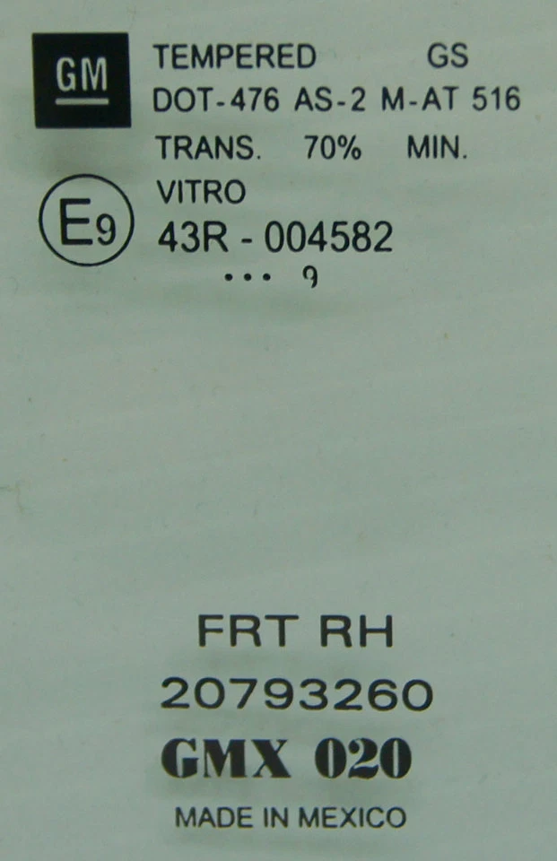 2006-2010 Solstice SKY Convertible Right Door Window Glass New 20793260 25847881 - Image 3 of 4