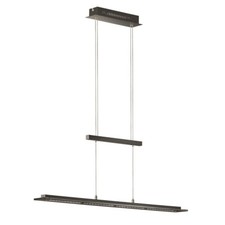 Fischer & Honsel 60442 LED Pendelleuchte Tenso 20W schwarz rauchglas