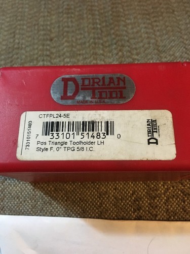 Dorian USA CTFPL 24-5 1-1/2" Indexable POS Triangle LH Turning Toolholder TPG - Picture 8 of 8