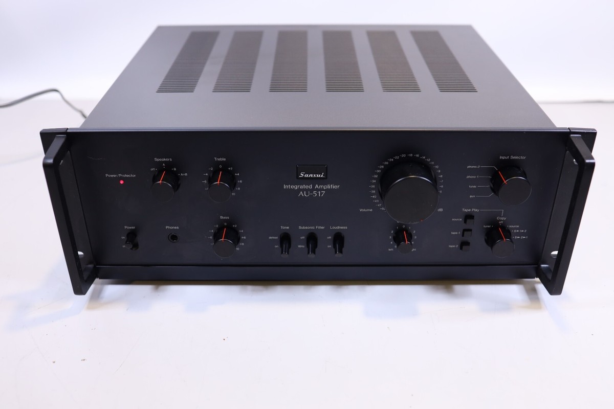 Sansui AU-517 Integrated Amplifier. Serviced! | eBay