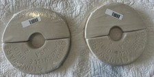 2 Ohio Stoneware Fermenting Crock Brine Weight Stones- 2 Gallon Crock USA Made