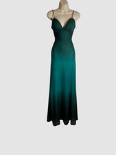 VIOLET WEEKEND Women's Juniors' Strappy Lined Glitter Slim-Fit Gowns Size 1/2
