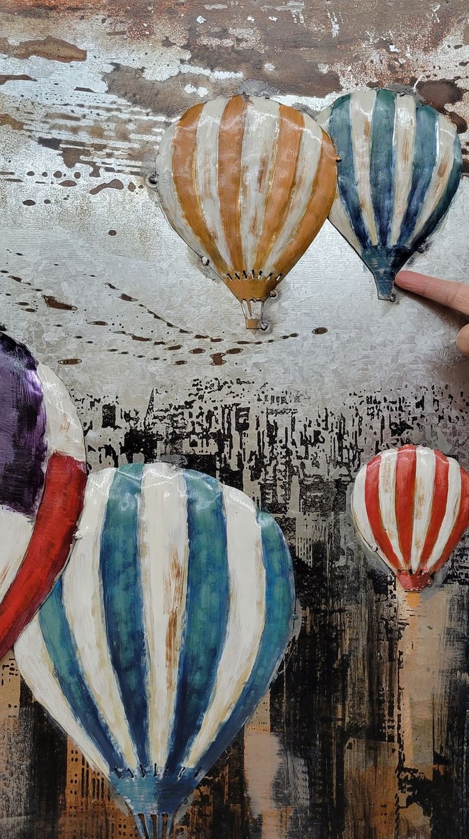 絵画 hot air Hot Air Balloons: Retro Poster Art | Great Big Canvas