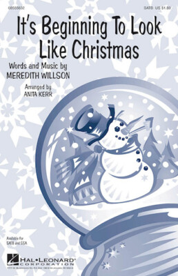It's Beginning to Look Like Christmas SATB Meredith Willson