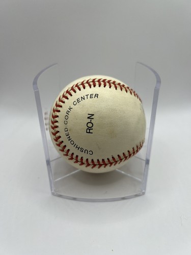 Warren Spahn Signed Official National League Rawlings Baseball W/ Cube Beckett - Picture 5 of 7