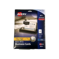 Avery 8871 Inkjet Matte Business Cards, 2 x 3...