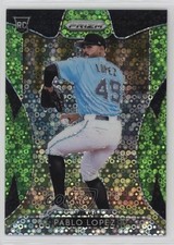 2019 Panini Prizm Tier III Lime Green Donut Circle 68/199 Pablo Lopez #230 0q3
