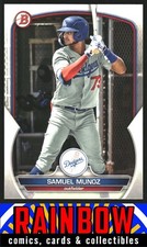 2023 Bowman #BCP-80 Samuel Munoz Los Angeles Dodgers