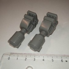 Power Rangers MMPR bandai 1993 DELUXE MEGAZORD -  BACK CANON X 2