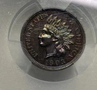 1903 1C Indian Cent / Penny 1c PCGS PR64BN Proof CAC Gorgeous Color And Toning