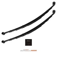 1 Drop Leaf Spring Set For Chevy Novacamarofirebird 1967-1981 Rear Black Pair