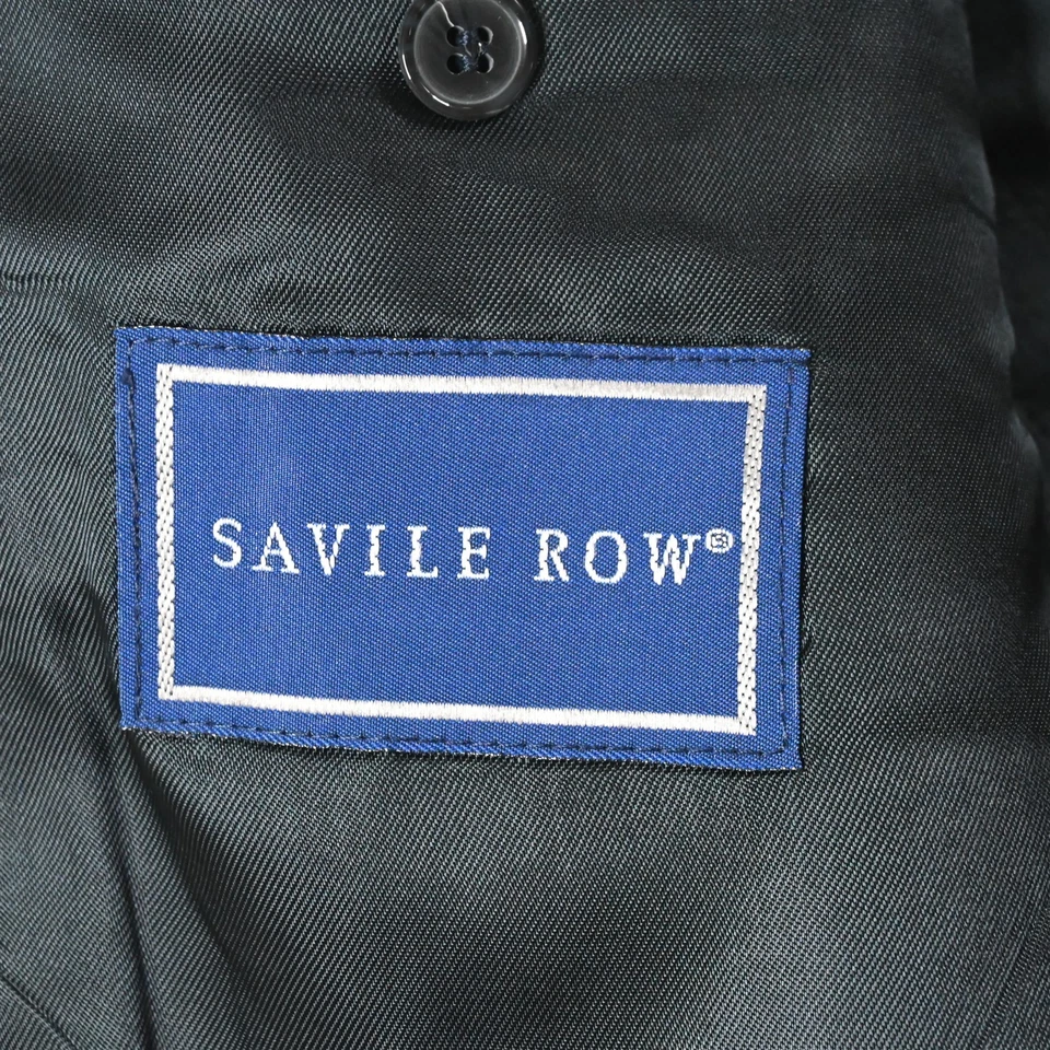 Chaqueta Blazer Abrigo Deportivo De Colección Savile Row 48R Azul Marino Lana Lúpulo Botón Dorado Foto 4 de 4