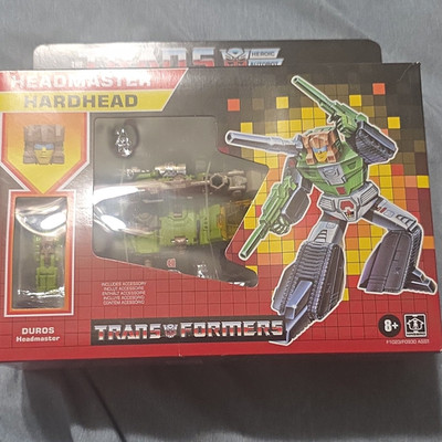 Hasbro Transformers Headmaster Hardhead Duros Action Figure Ages 8+