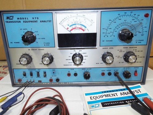 B&K 970 Equipment Analyst, it comes with instruction manual, all test leads.