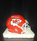 Patrick Mahomes Autographed Kansas City Chiefs Football Mini Helmet Beckett