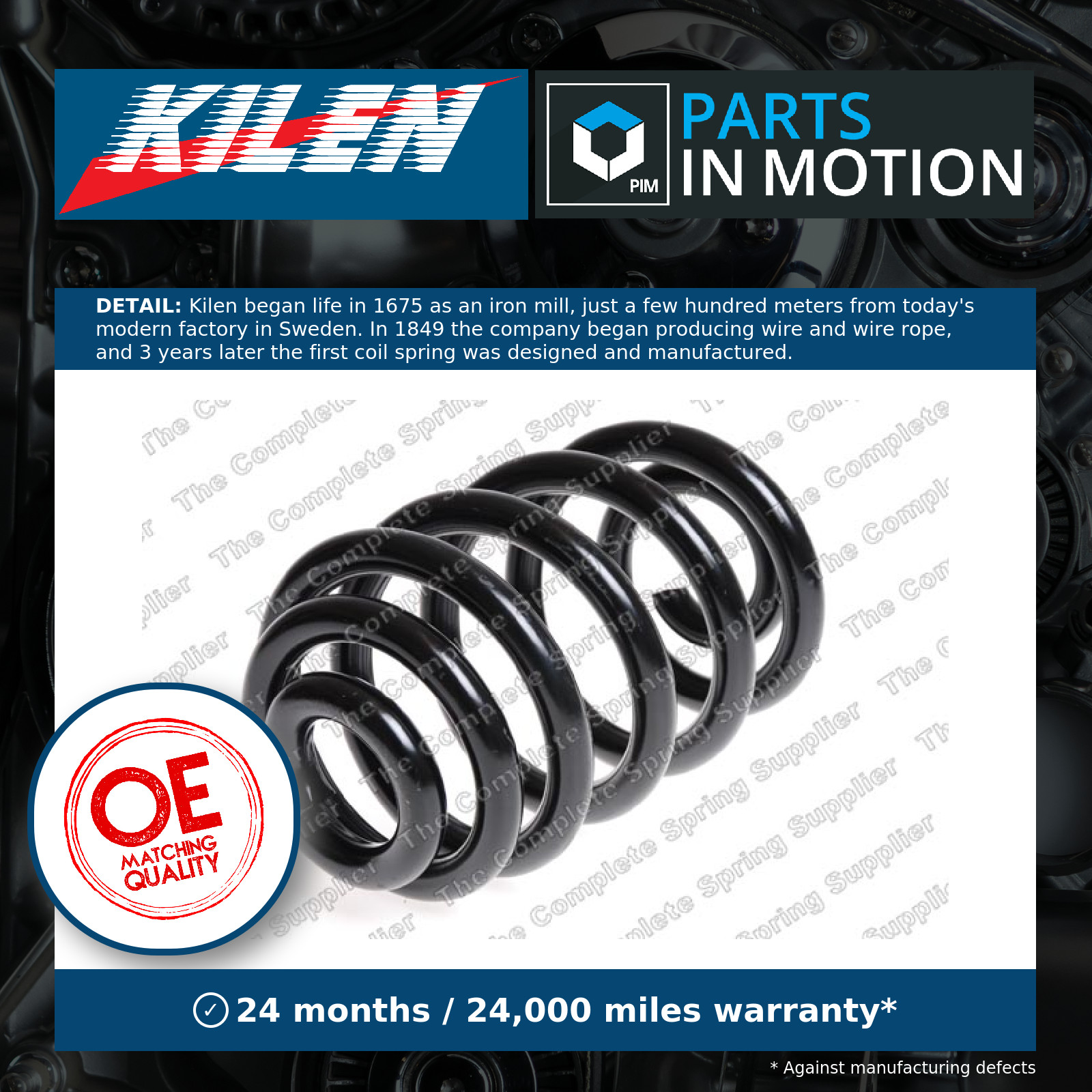 Kilen 51049 Rear Coil Spring Fits Bmw X3 33533413184 33533413185 - Image 6