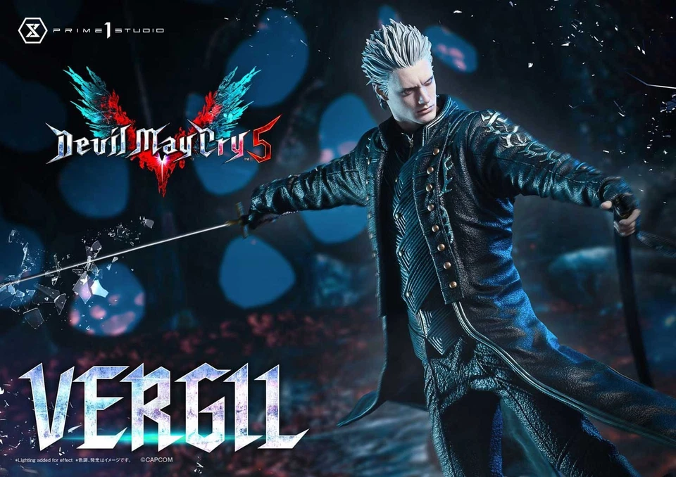 PREORDER Devil May Cry V Concept Masterline Series Statue 1/6 Vergil 39 cm - Immagine 2 di 4
