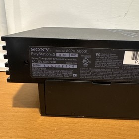 Sony PlayStation 2 PS2 Fat Console w/power and RCA cable Tested Works READ