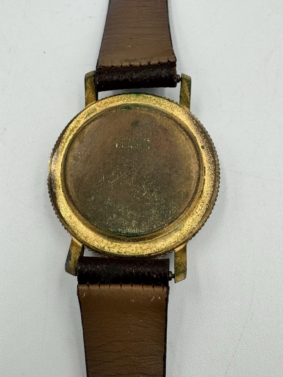Vintage Buler Swiss Coin-Style Dial Watch – Liberty Motif – Rare Collectible 60s Vintage Buler Swiss Coin-Style Dial Watch – Liberty Motif  main image 2