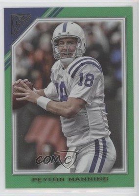 2023 Composite Topps Gallery Green Rainbow Foilboard /250 Peyton Manning HOF o7m