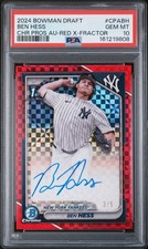 Ben Hess Bowman 2024 Red X-fractor /5 Auto