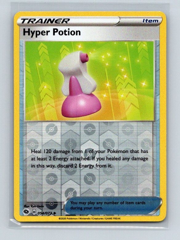 Hyper Potion 54/73 Uncommon Champion's Path Pokemon Reverse Holo Near Mint