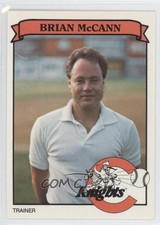1989 Smittys/Toyota Charlotte Knights Brian McCann Trainer #23 0q3