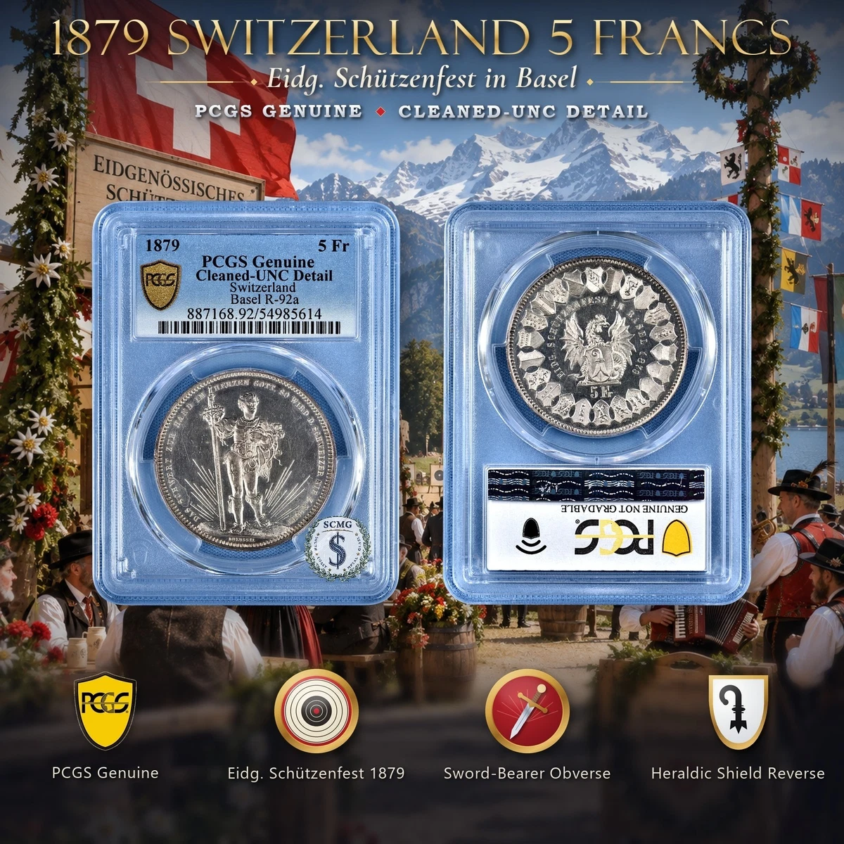 PCGS 1879 Year European Coins for sale | eBay