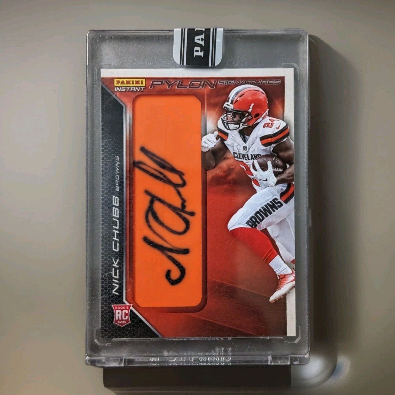 Nick Chubb Panini Instant Pylon Signatures #PSNC Base