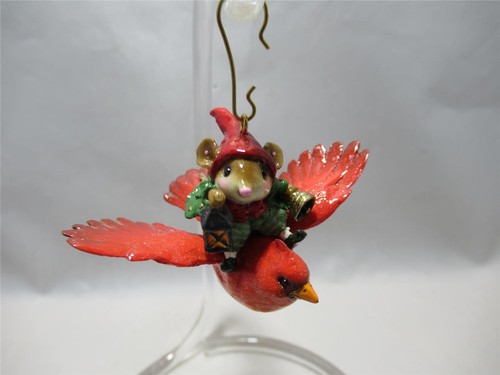 Wee Forest Folk Aerial Elf Ornament CO-02 Retired 2014 - Christmas WFF in Box