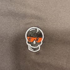 SHIRT GOLF POLO Peter Millar Summer Comfort Men  s Large BLACK RED SKULL LOGO