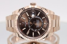 Rolex Sky-Dweller 42MM 18K Rose Gold Chocolate Dial 326935 2022 Full Set
