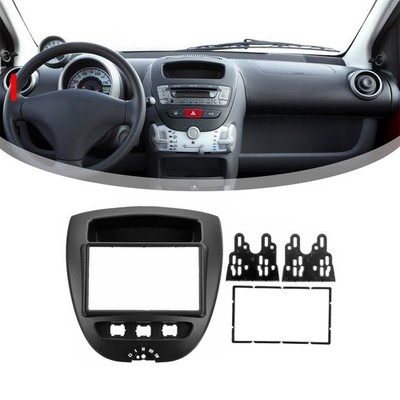 Radio Stereo Fascia 2 Din Panel Frame For Toyota Aygo Citroen C1 Peugeot 107 K