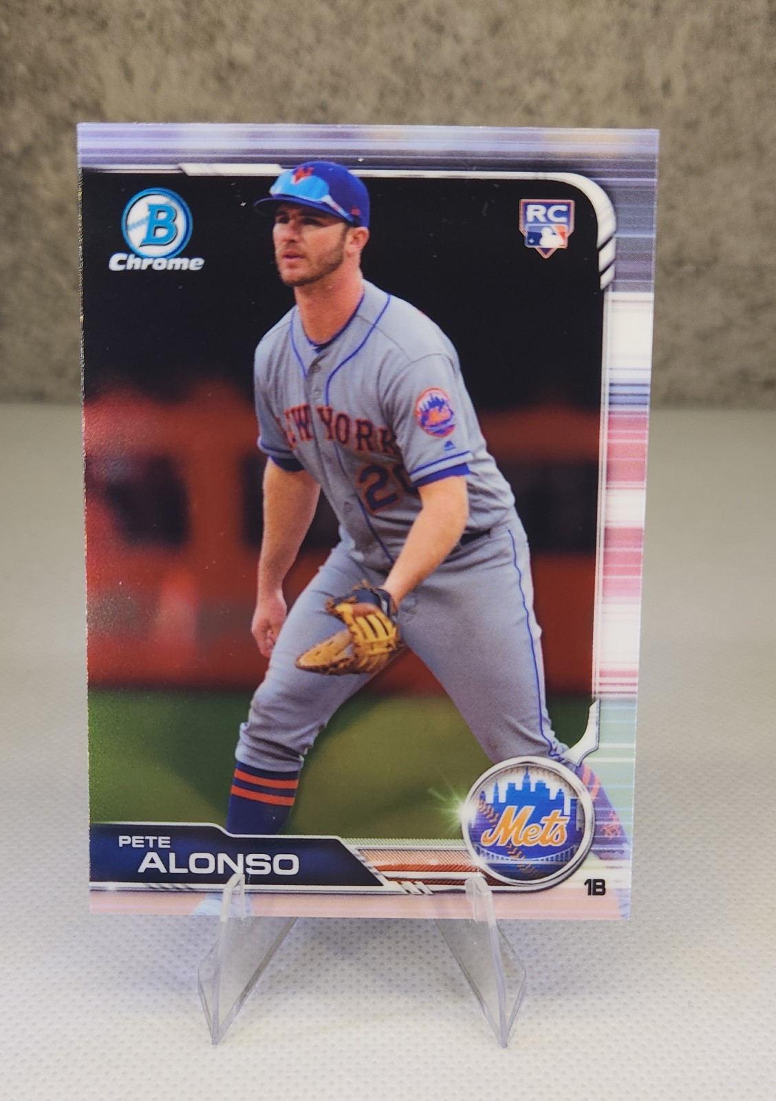 2019 Bowman Chrome Pete Alonso #48 Rookie New York Mets