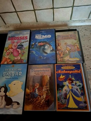 7 VHS Märchen/ Disney ect.Kassetten UNGEPRÜFT