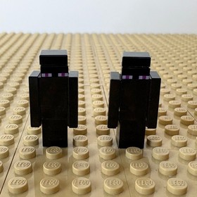 LEGO Minecraft: 2x Micromob Enderman, min008, 21107, THE END, 2014, MICRO WORLD