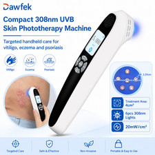 308nm UVB Phototherapy Lamp 6 Diodes 20mW/cm  with Goggles Home Use LCD Screen
