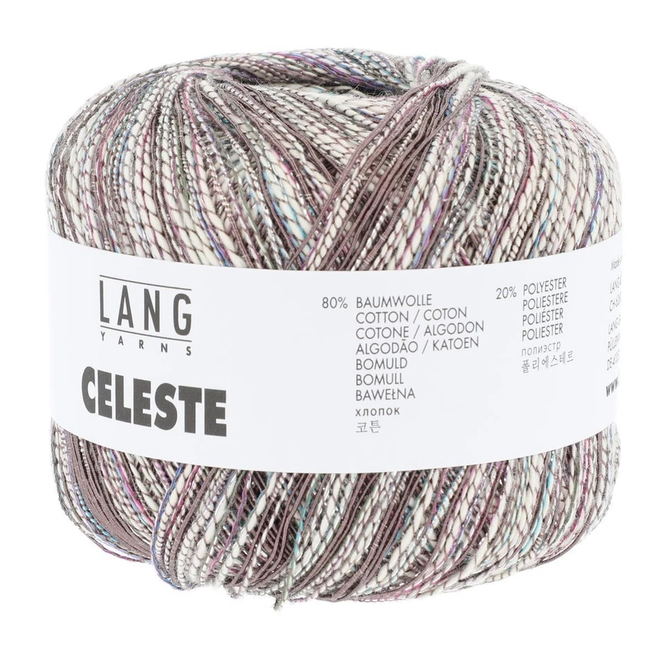 Wolle Kreativ! Lang Yarns - Celeste - Fb. 48 pflaume 50 g