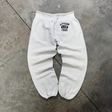 Vintage Champion Expanded Gusset White Mens 31x27 Sweatpants Track Running Man