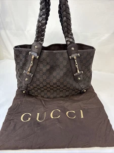 Sac fourre tout Gucci marron GG en toile Pelham