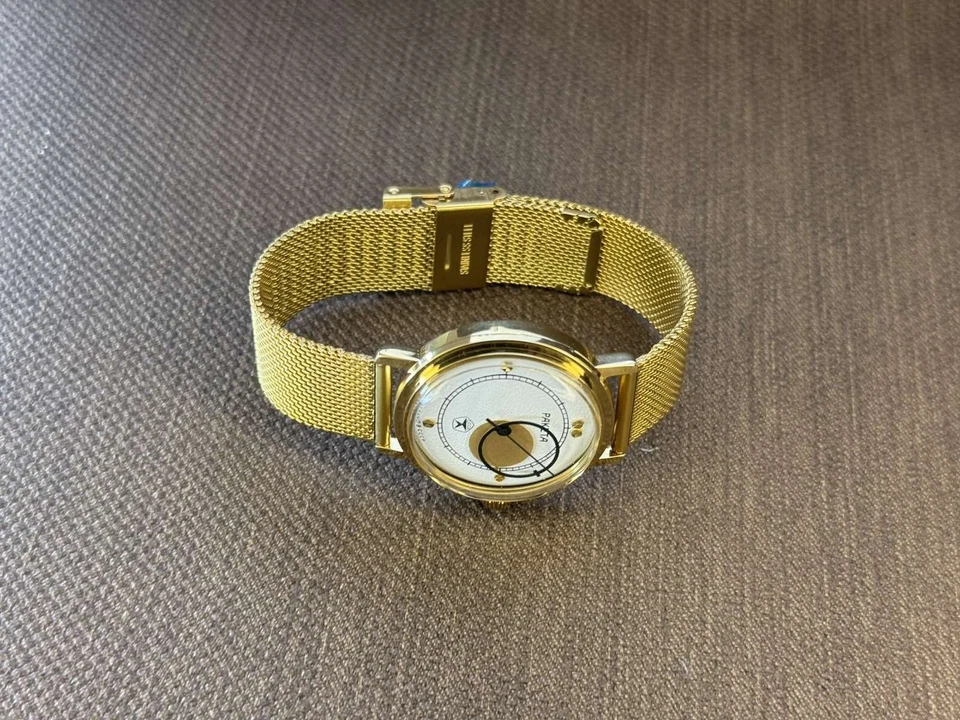 Reloj de pulsera mecánico soviético dorado vintage Raketa Copérnico para hombre años 90 Foto 4 de 4