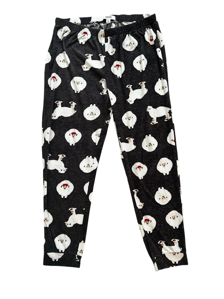 Conjunto de pijama y pantalón de oveja súper suave Sonoma para mujer talla mediana Foto 3 de 4