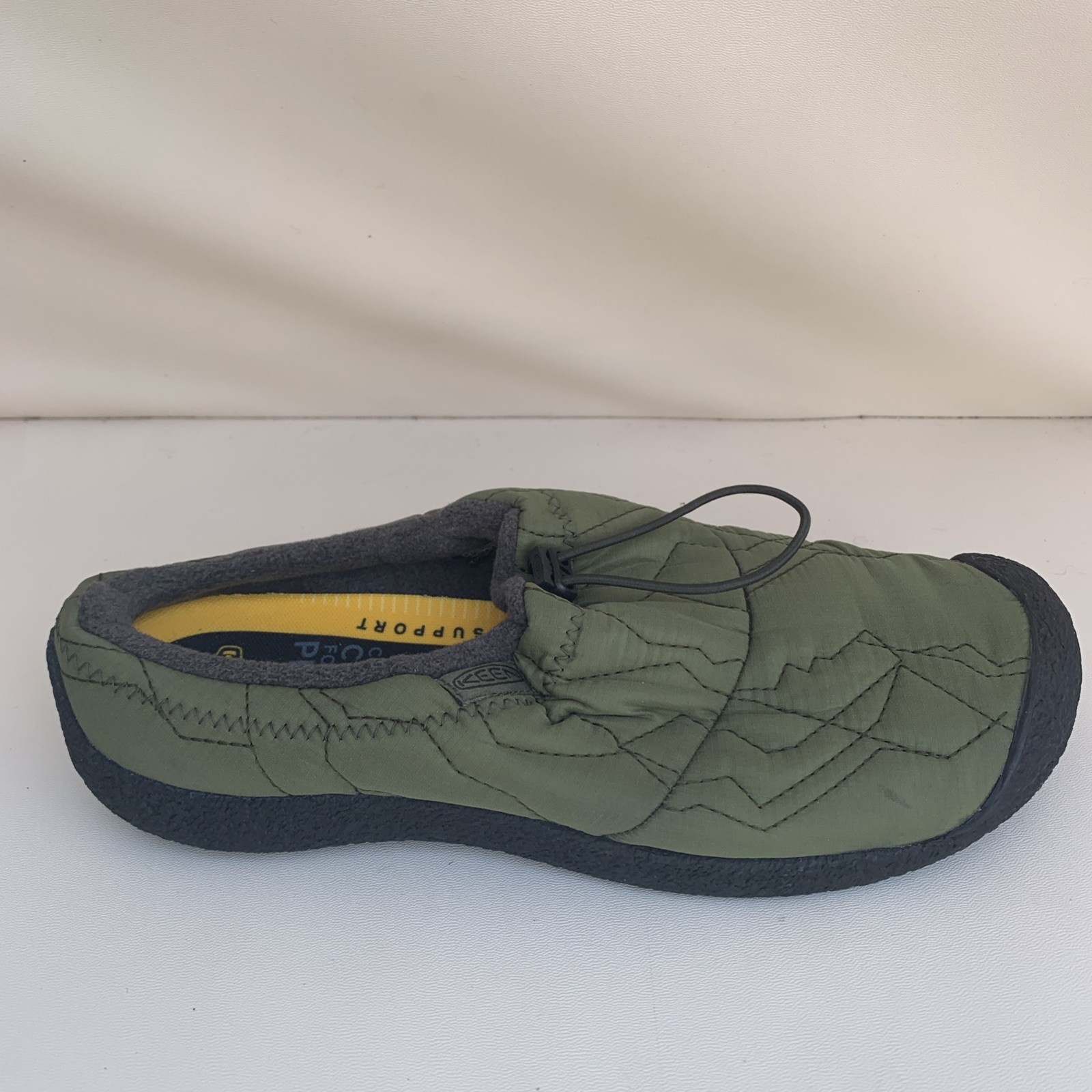 Keen Hou 3 Slide Scarpe Morbide Ciabatte Slip on Pizzo Nylon Verde Tg 13 Uomo