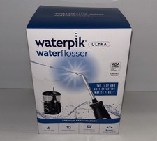 New Waterpik Ultra Water Flosser Jet Black 6 Tips 10 Settings