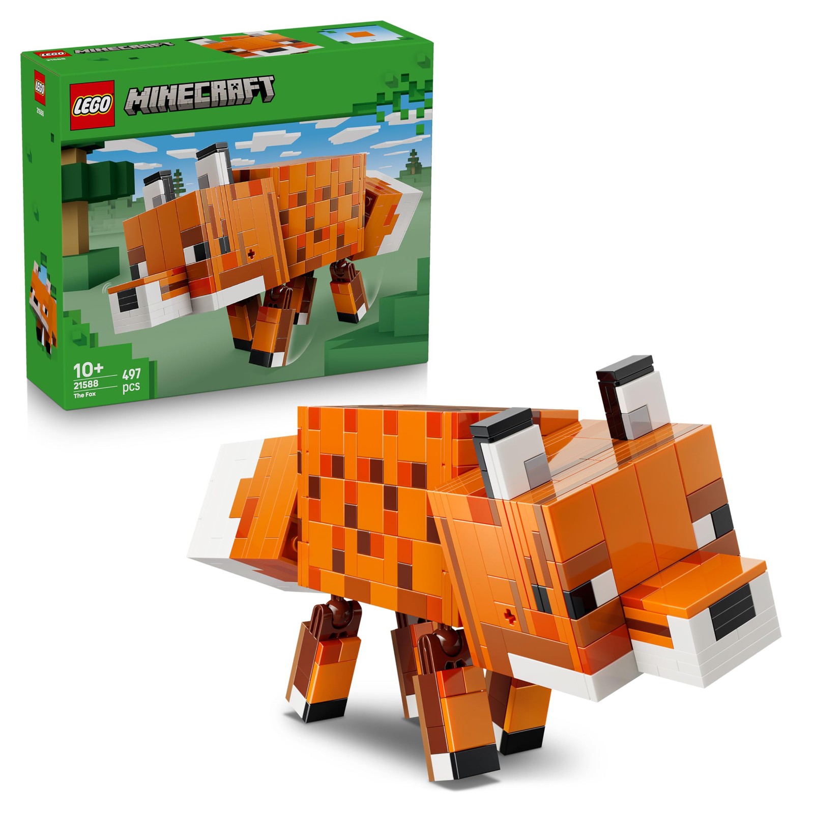 Lego Minecraft The Fox 21588 - Building Set - Animal Figure Toy - Boys and Girls Aged 10+ - Image 8
