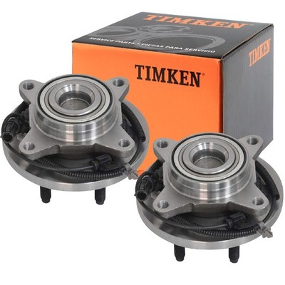 2WD TIMKEN Front Wheel Bearing & Hub w/ABS Pair Set for 2009 2010 Ford F-150