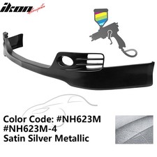 For 06-08 Acura Tsx Front Bumper Lip Euro-r Style Spoiler Nh623m Silver Splitter
