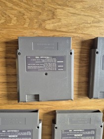 Lot de 5 Jeu nintendo NES - Cartouche seule - Pal - Mario Paperboy Duck Faxanadu